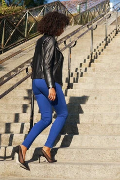 Cobalt Blue Perfect Skinny Jeans -SOSANDAR Sales 1f1d26d43bb059a4dbe7f840f2ffc457e22ed9cc