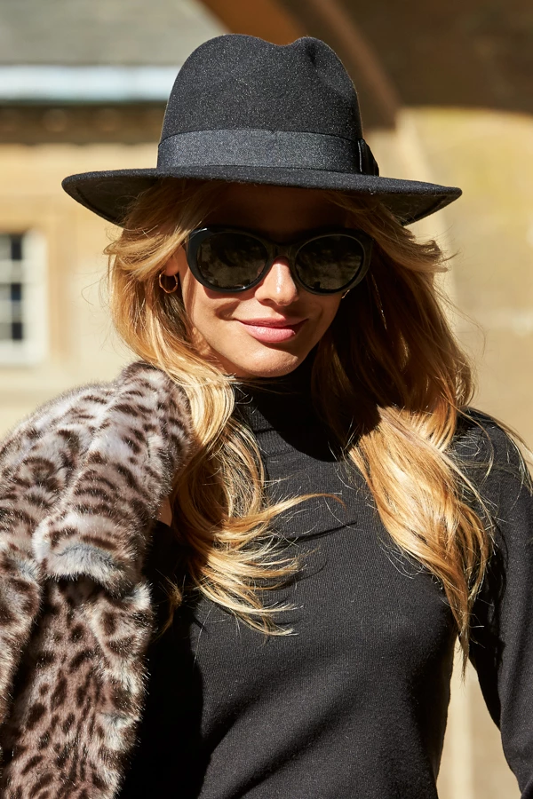 Ruth Black Fedora Hat 3 Ruth Black Fedora Hat