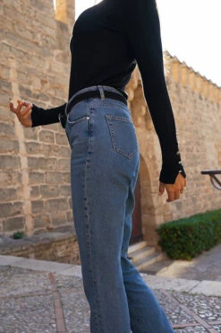 Mid Blue Straight Leg Jeans 15 Mid Blue Straight Leg Jeans -SOSANDAR Sales 3a48bb99018be76952a0f7f17383df9a52858f5f 1