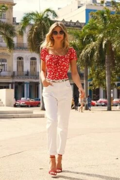 White Denim Slim Leg Mom Jeans 19 White Denim Slim Leg Mom Jeans -SOSANDAR Sales 3b76f44517ae40e63741ba2fc84a9a6c 1