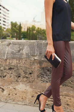 Burgundy Leather Look Premium Leggings 17 Burgundy Leather Look Premium Leggings -SOSANDAR Sales 75a806ba85aa2c372f6b7d6b70c21bda3edd122a