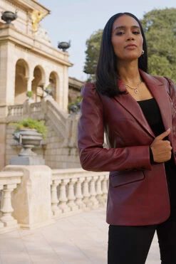 Red Leather Puff Sleeve Blazer 13 Red Leather Puff Sleeve Blazer -SOSANDAR Sales 8f76a4694b5b6540aa5ee6728254c9a785fee2dd