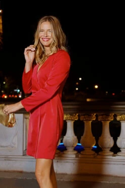 Red Satin Buckle Detail Wrap Front Blazer Dress 17 Red Satin Buckle Detail Wrap Front Blazer Dress -SOSANDAR Sales 9386d1a55bcf1297e9554f24e15bc999e00cdcd9