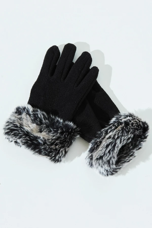 Chilton Faux Fur Trim Gloves 3 Chilton Faux Fur Trim Gloves