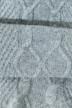 Trinity Light Grey Knitted Scarf 11 Trinity Light Grey Knitted Scarf -SOSANDAR Sales accessory 186 1