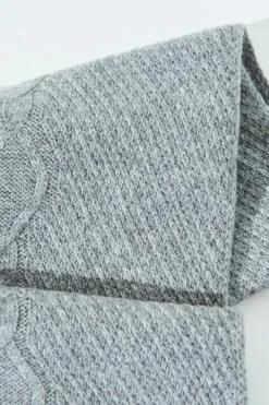 Trinity Light Grey Knitted Scarf 10 Trinity Light Grey Knitted Scarf -SOSANDAR Sales accessory 187 1
