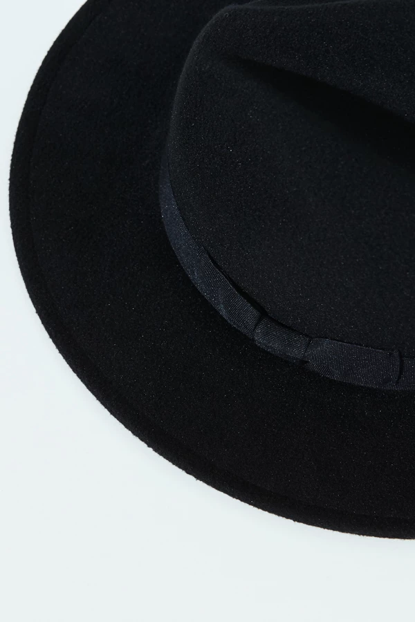 Ruth Black Fedora Hat 6 Ruth Black Fedora Hat - Image 4