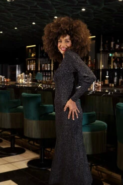 Pewter Metallic Chain Lace Up Detail Midi Dress -SOSANDAR Sales c13ca6c190d4ca7ac2d50ebfdb533d42de55cb15