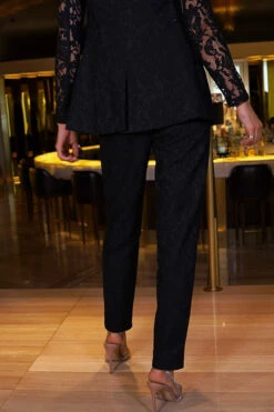 Black Premium Lace Detail Tuxedo Trousers 15 Black Premium Lace Detail Tuxedo Trousers -SOSANDAR Sales c526d2f482cc3bfa88acefae6bdd55d26aa9c62e