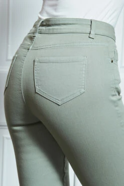 Sage Green Perfect Skinny Jeans -SOSANDAR Sales s105 s20ed002gn 048