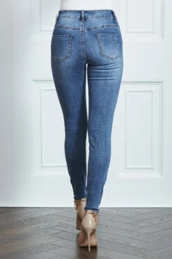 Grace Mid Blue Skinny Jeans 13 Grace Mid Blue Skinny Jeans -SOSANDAR Sales s13 a19bd004io0005 026