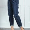 Dark Indigo Girlfriend Jeans