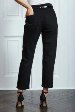 Black Girlfriend Jeans -SOSANDAR Sales s23 s20bd008bk 060