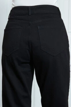 Black Girlfriend Jeans -SOSANDAR Sales s23 s20bd008bk 088