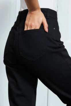 Black Girlfriend Jeans -SOSANDAR Sales s23 s20bd008bk 091