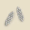 Silver Flat Chain Link Earrings -SOSANDAR Sales s23ac025mc0003 a rc