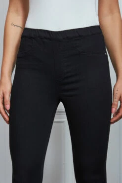 Black Perfect Jeggings -SOSANDAR Sales s25 s21bd016bk051