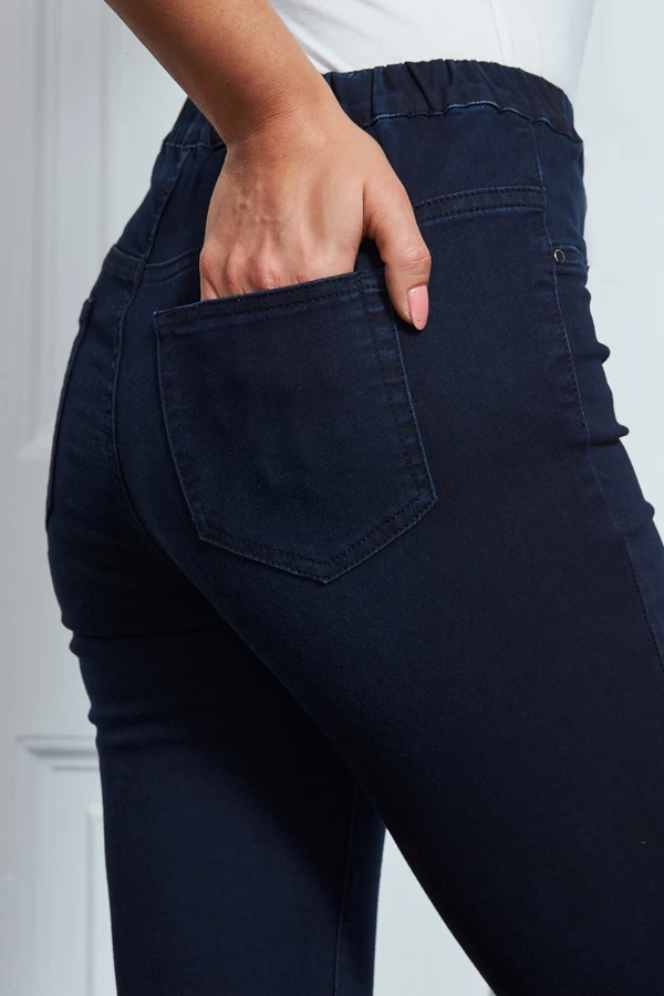 Dark Indigo Blue Perfect Jeggings 8 Dark Indigo Blue Perfect Jeggings - Image 6