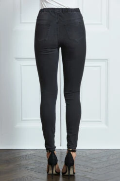 Charcoal Grey Perfect Jeggings -SOSANDAR Sales s27 s21bd016gy 016