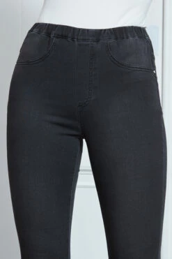 Charcoal Grey Perfect Jeggings -SOSANDAR Sales s27 s21bd016gy 033