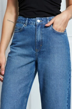 Mid Blue Denim Culotte Jeans 14 Mid Blue Denim Culotte Jeans -SOSANDAR Sales s36 s21bd020 s21tw137 090 1