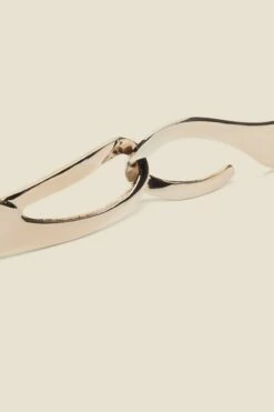 Black Patent Leather Slim Waist Belt With Gold Clasp -SOSANDAR Sales sosandar belts 018 1