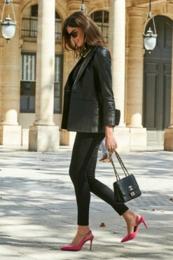 Black Luxe Leather Blazer -SOSANDAR Sales web 13 a21ol006 071 1