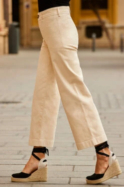 Ecru Cropped Wide Leg Jeans 12 Ecru Cropped Wide Leg Jeans -SOSANDAR Sales web 2303 043 s23bd029eu0001 s22tj153bk0001 s23od005be0010 043 656