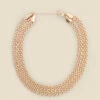 Gold Flat Chain Link Necklace -SOSANDAR Sales web 2303 box s23ac026mc0003 a