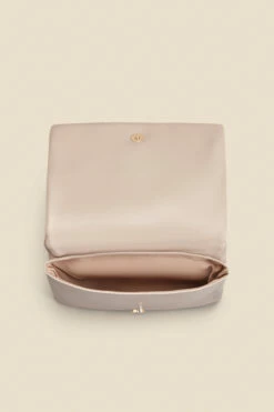 Taupe Quilted Cross Body Bag 9 Taupe Quilted Cross Body Bag -SOSANDAR Sales web 2303 box s23ac042bn0003 d