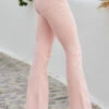 Soft Pink Kick Flare Jeans -SOSANDAR Sales web 2306 16 a22bd023pk0024 16 245
