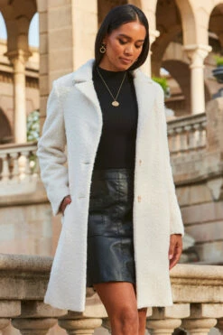 Black Button Detail Two Part Faux Leather Dress -SOSANDAR Sales web 2309 150 a23ow018nl0001 150 095 1