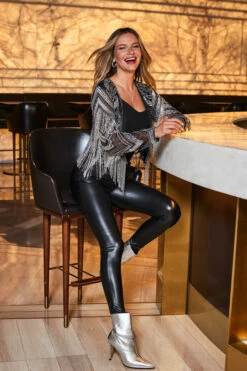 Black Premium Embellished Fringe Jacket 14 Black Premium Embellished Fringe Jacket -SOSANDAR Sales web 2309 69 a23tw003bk0001 69 011