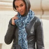 Blue Leopard Print Scarf 2 Blue Leopard Print Scarf -SOSANDAR Sales web 2309 97 a23ol004bk0001 s21ac024blan010one 97 290