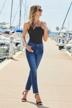 Dark Indigo Super Stretch Slim Leg Jeans