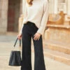 Black Wide Leg Cropped Jeans 2 Black Wide Leg Cropped Jeans -SOSANDAR Sales web 50 a22bd022bk0001 a22tk560nl0003 008 rt