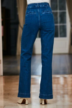 Mid Blue Wide Leg Pocket Detail Jeans 12 Mid Blue Wide Leg Pocket Detail Jeans -SOSANDAR Sales web 65 a22bd016be0010 s23tk851be0009 087