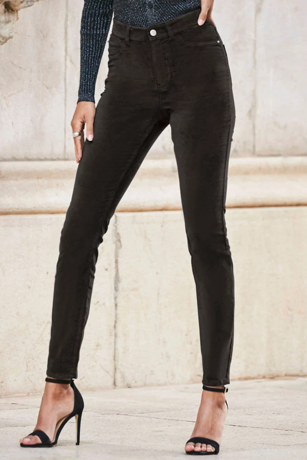 Black Velvet Skinny Jeans 4 Black Velvet Skinny Jeans - Image 2