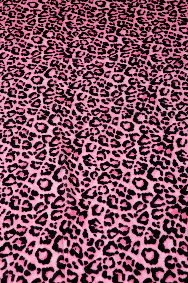 Pink Animal Print Scarf 6 Pink Animal Print Scarf - Image 4