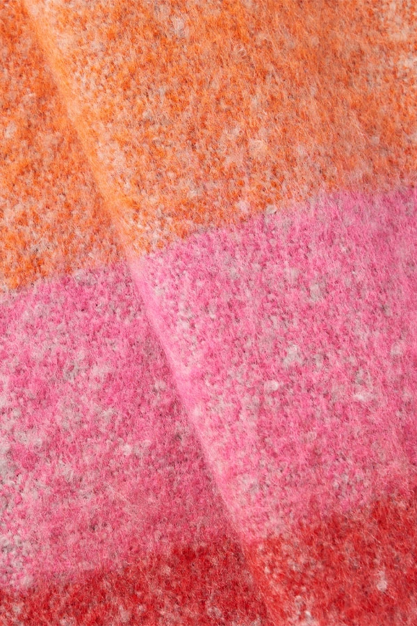 Grey, Pink & Red Ultra Soft Oversized Scarf 8 Grey, Pink & Red Ultra Soft Oversized Scarf - Image 6