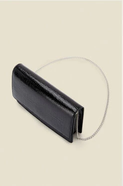Black Snake Faux Leather Clutch Bag 13 Black Snake Faux Leather Clutch Bag -SOSANDAR Sales web a21ac079 e rt