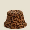 Leopard Print Faux Fur Bucket Hat 2 Leopard Print Faux Fur Bucket Hat -SOSANDAR Sales web a22ac039ld a