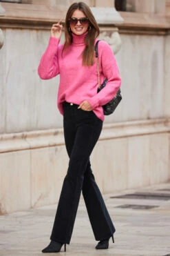 Black Velvet Kick Flare Jeans 13 Black Velvet Kick Flare Jeans -SOSANDAR Sales web rt 84 a22tk484pk0008 049 1