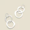 Silver Plated Chain Link Oversized Earrings 1 Silver Plated Chain Link Oversized Earrings -SOSANDAR Sales web s22ac037mc0018 2
