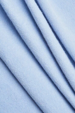 Powder Blue Super Soft Wool & Cashmere Blend Scarf -SOSANDAR Sales web sosander blue 3